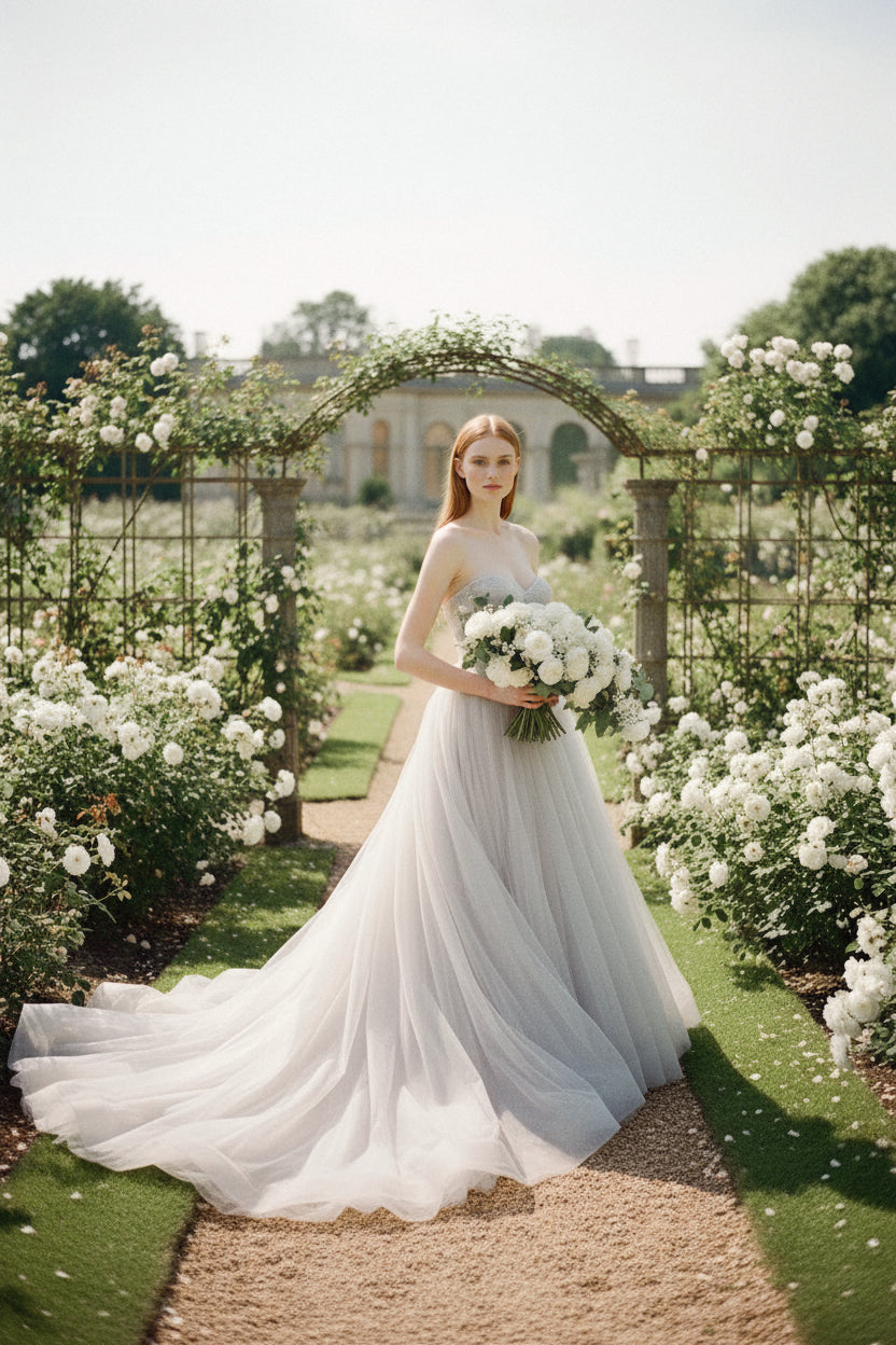 Beaded a line wedding dress BREE Beaded a line wedding dress BREE