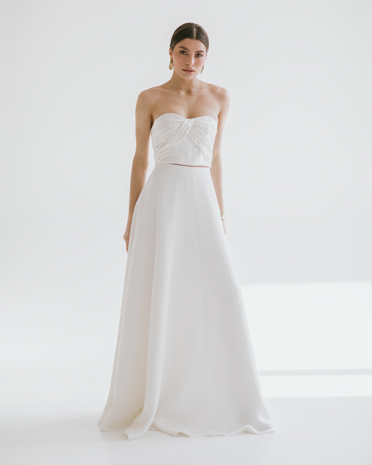 Dupion silk wedding dress 6 US / Off White Dupion silk wedding dress 6 US / Off White