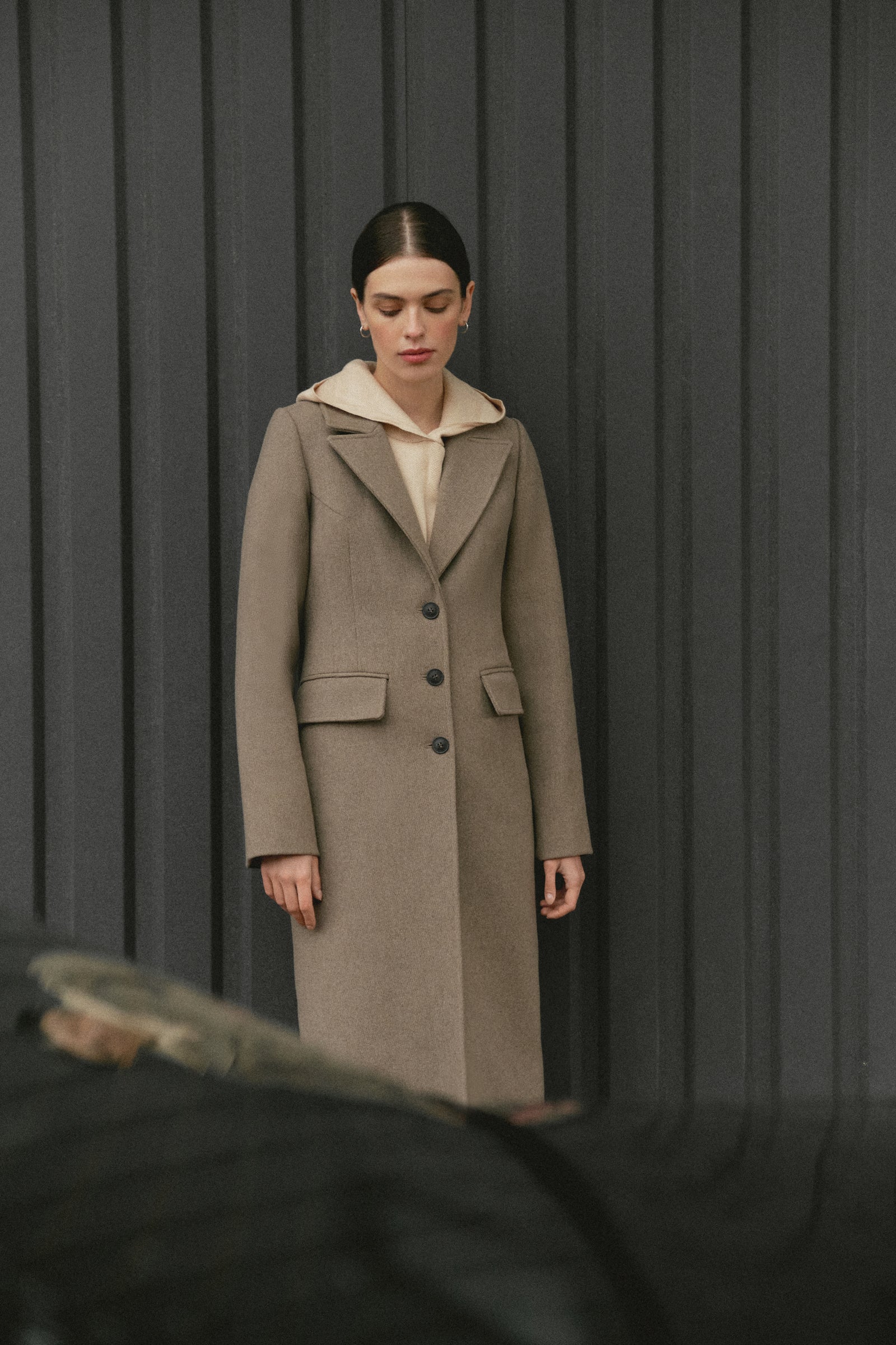 Long grey coat – Sumarokova Atelier