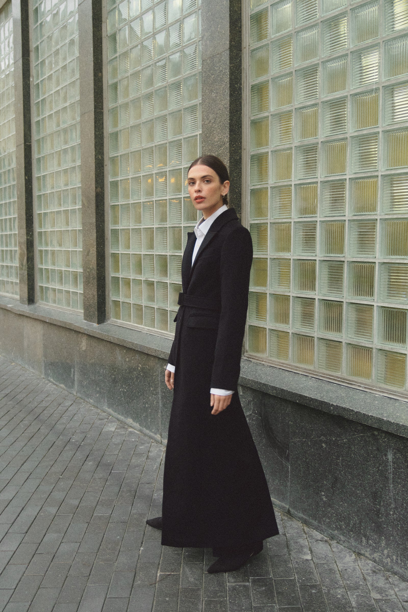 Long black wool coat – Sumarokova Atelier