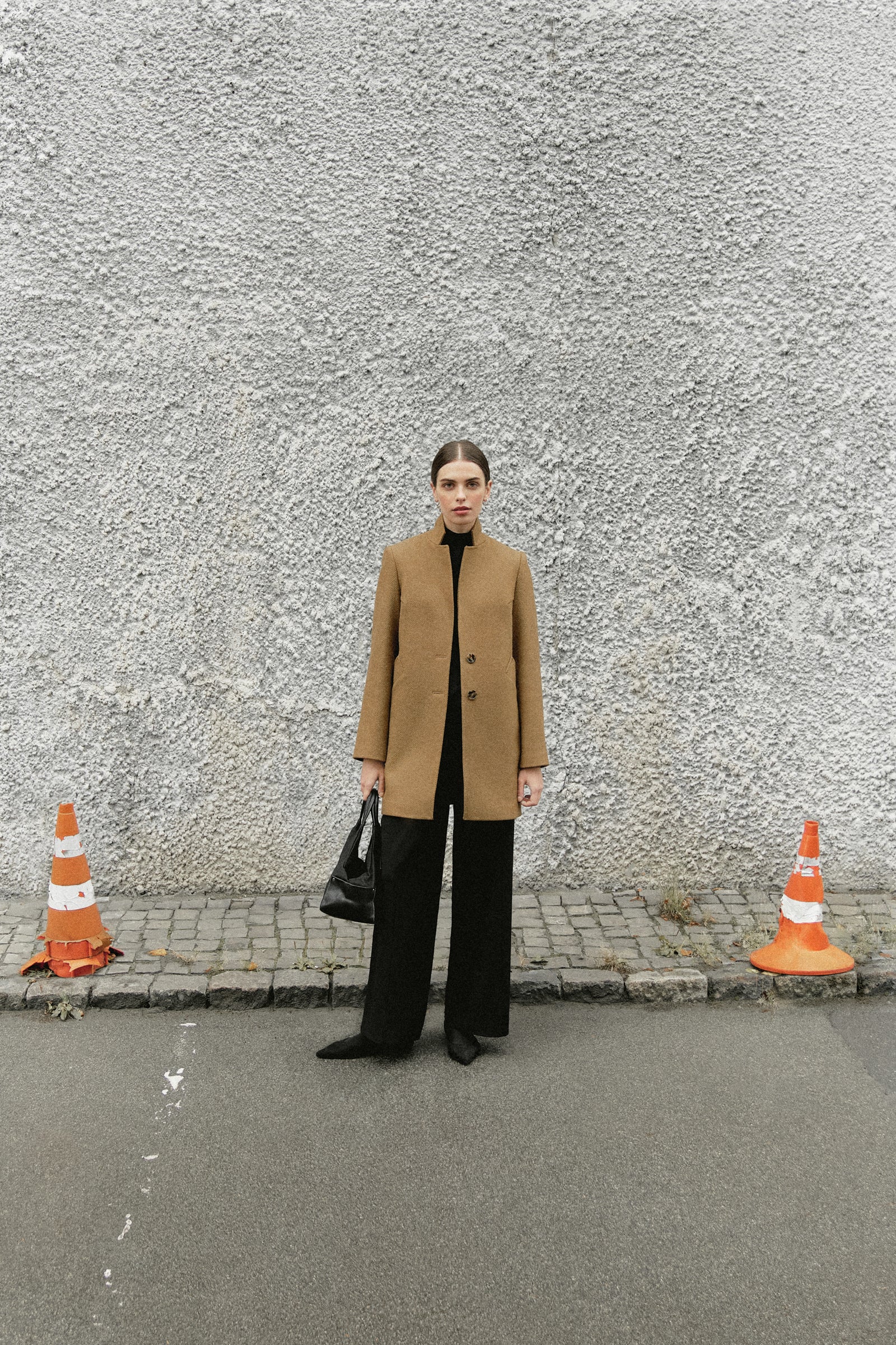 Short wool jacket | Autumn tapered coat – Sumarokova Atelier