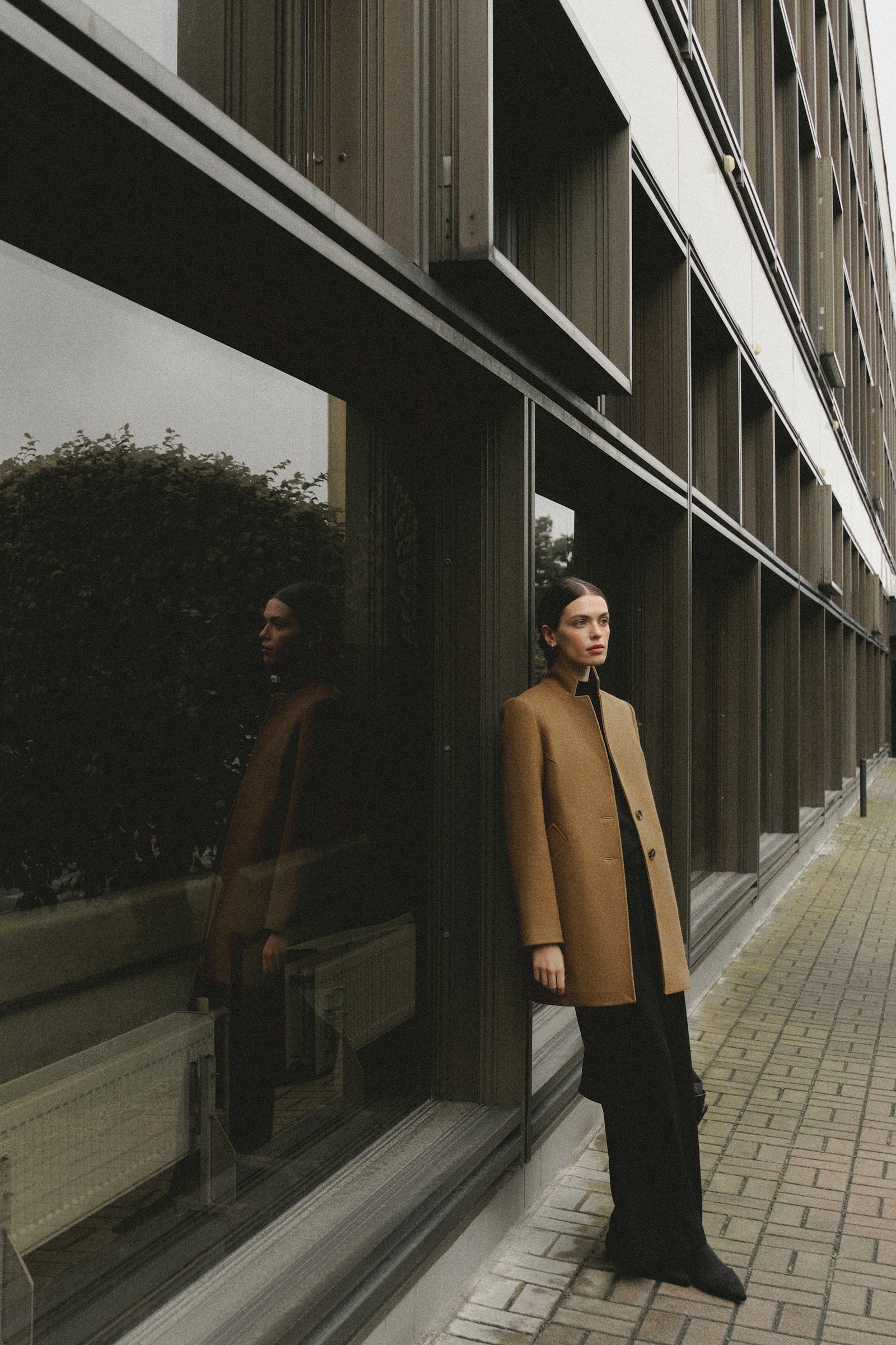 Short wool jacket | Autumn tapered coat – Sumarokova Atelier