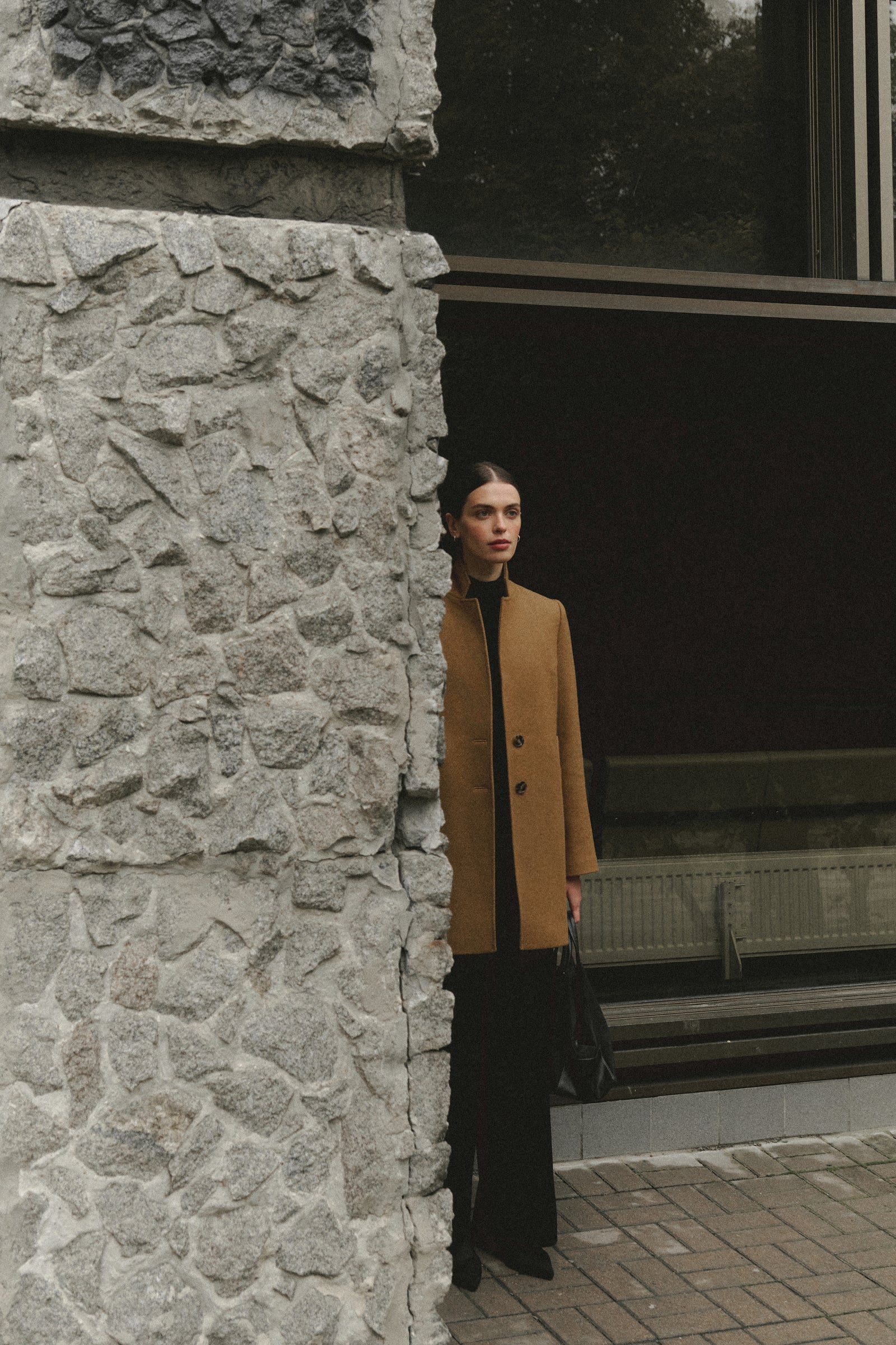 Short wool jacket | Autumn tapered coat – Sumarokova Atelier