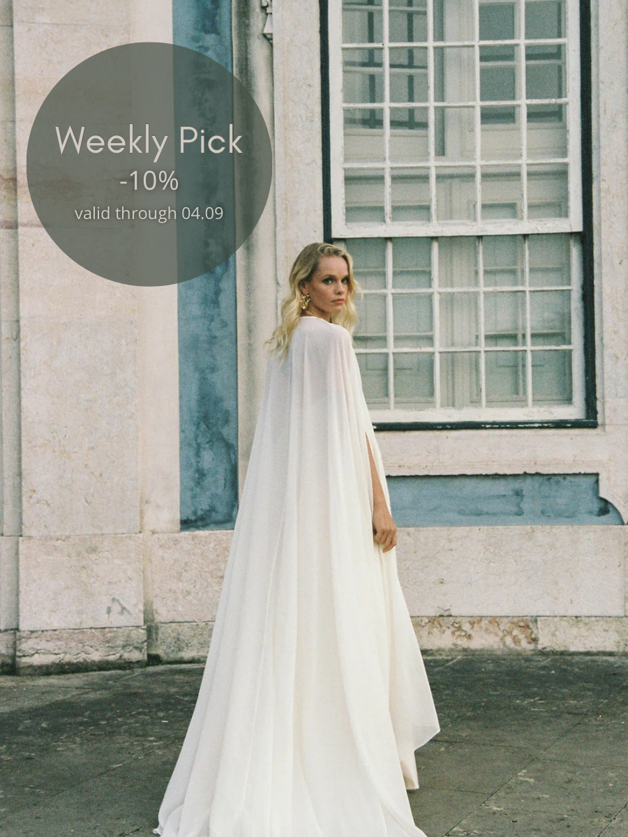 Wedding bridal cape