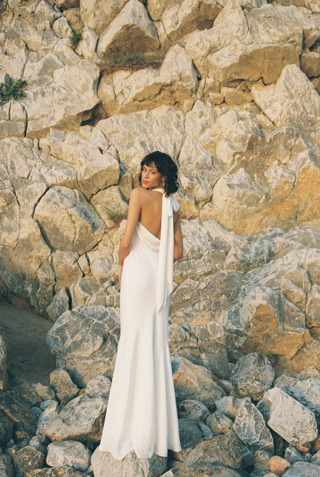 open back bridal dresses Open-back bridal gown 6 US / Natural White