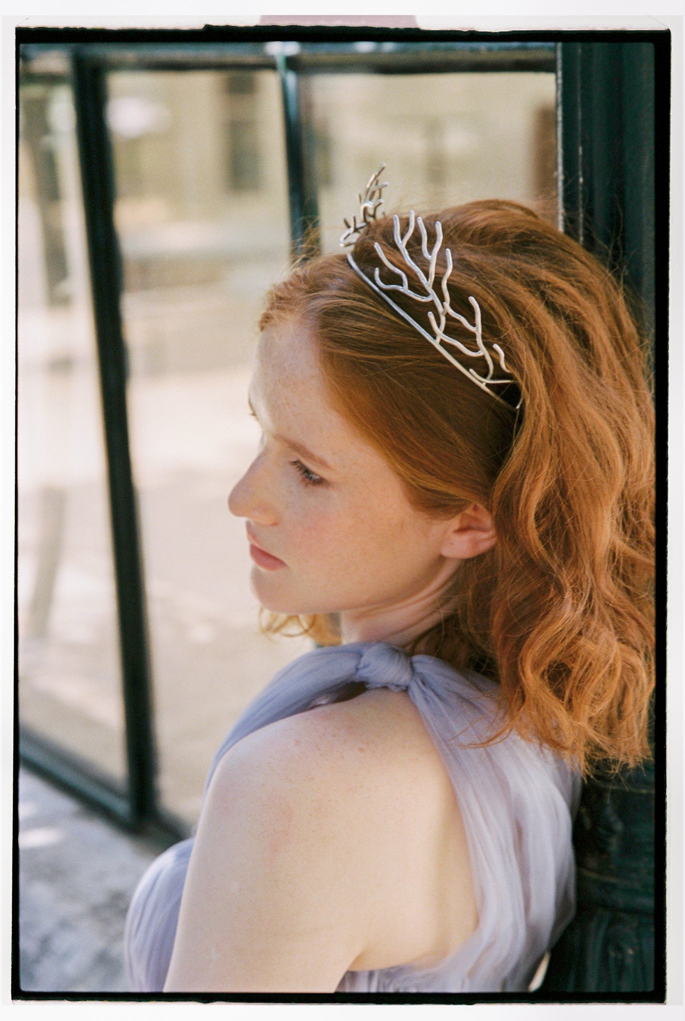 Twig bridal tiara | Wedding crown – Sumarokova Atelier display picture 1