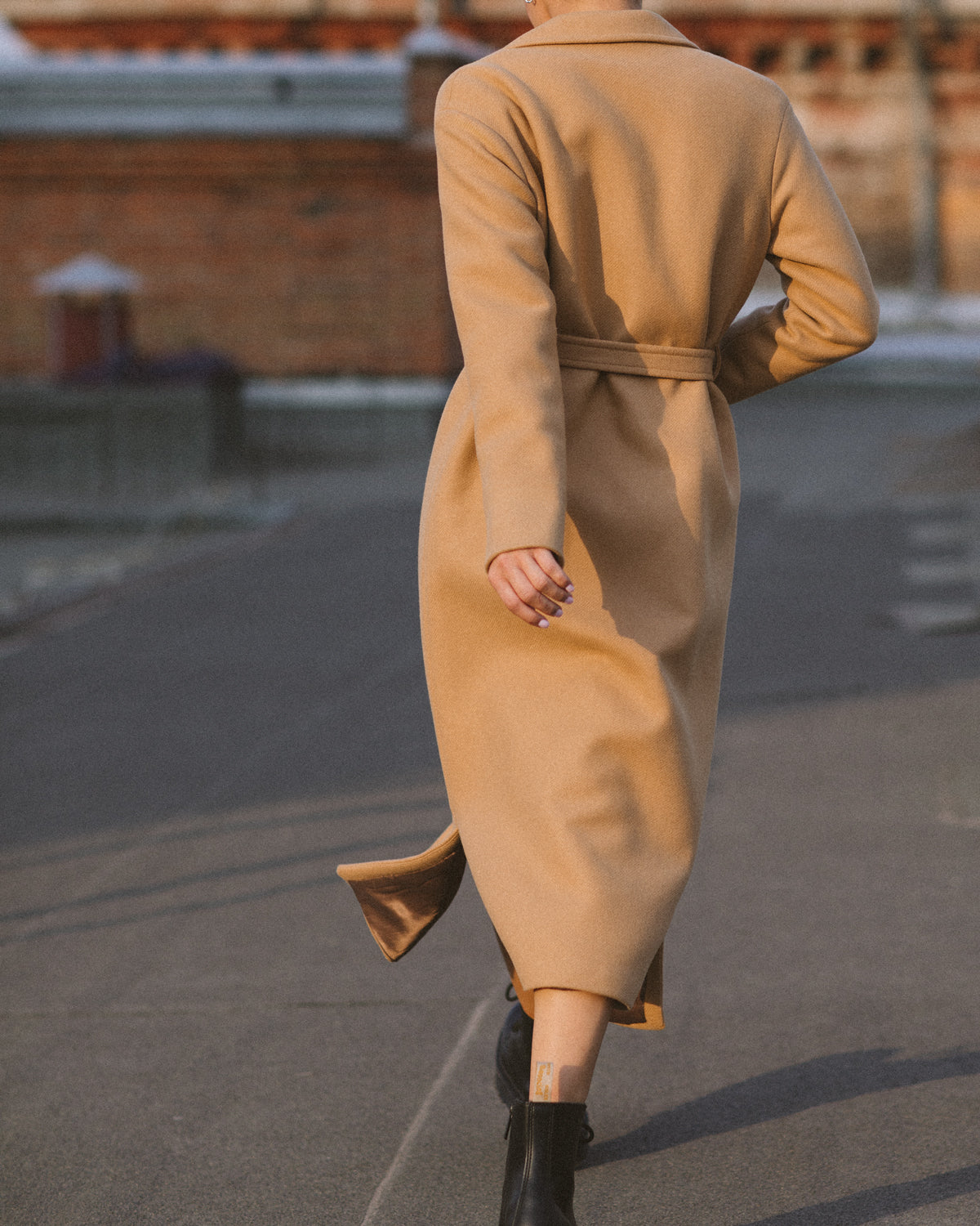 Oversized camel coat | Oversized coat – Sumarokova Atelier
