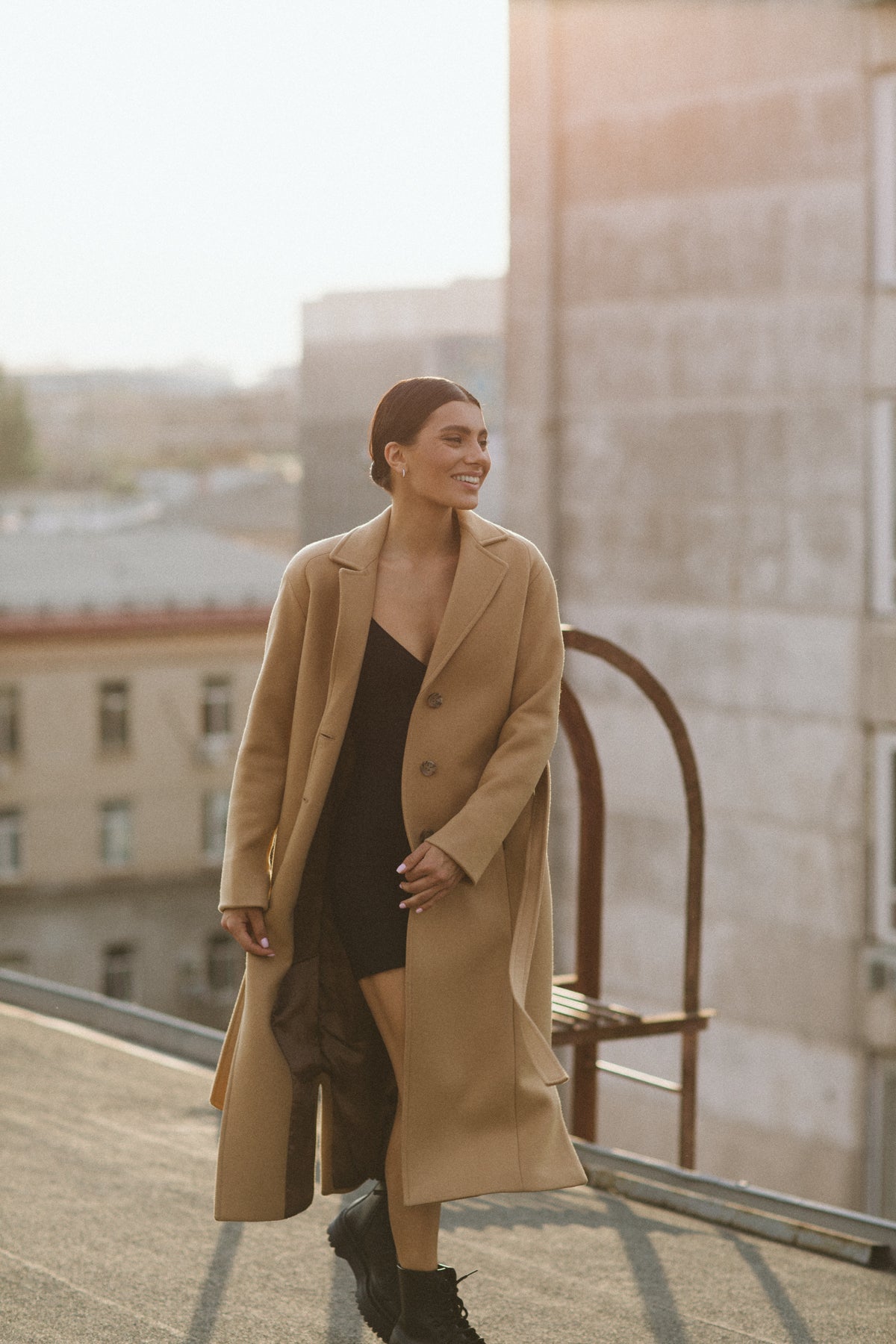 Oversized camel coat | Oversized coat – Sumarokova Atelier