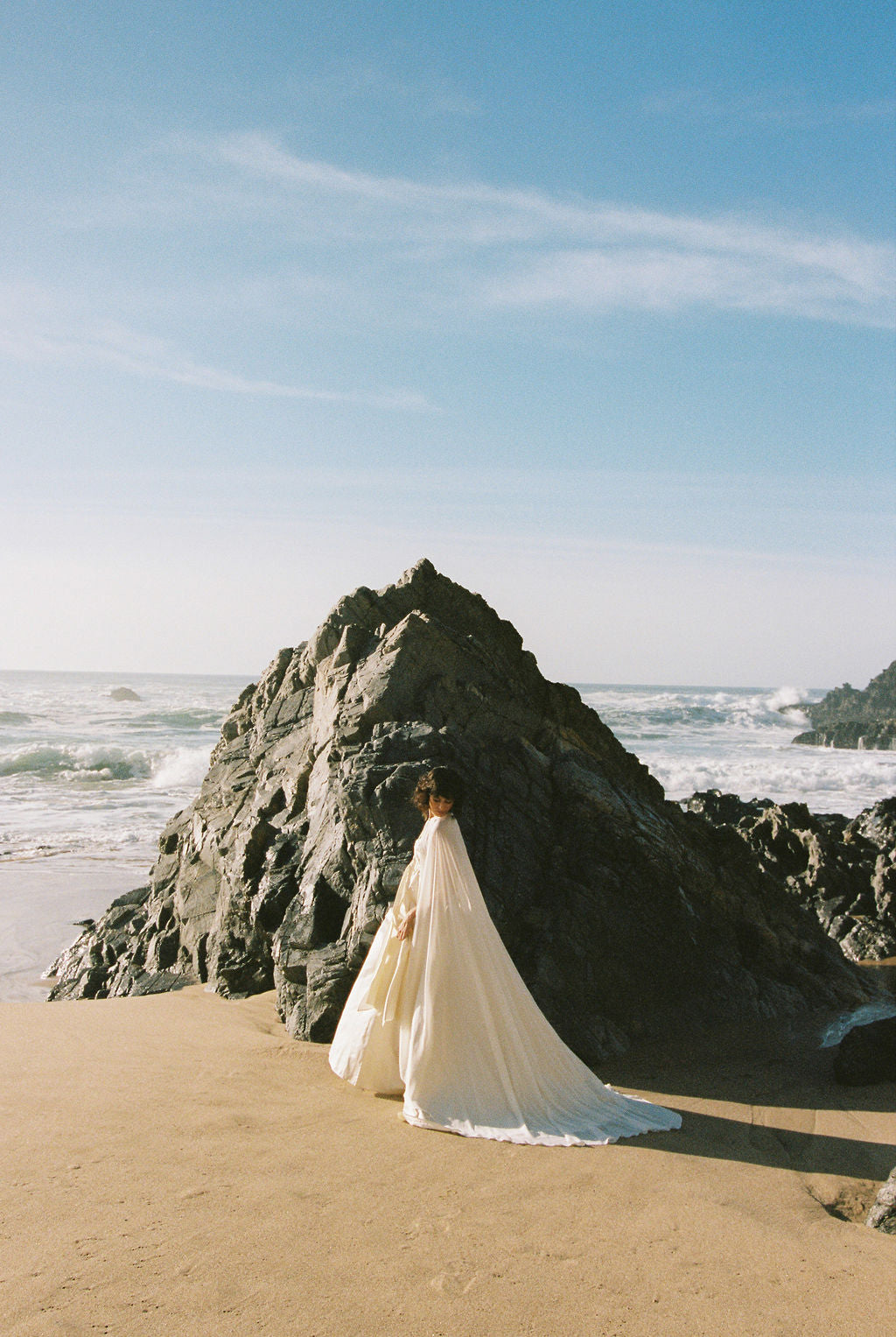 Wedding chiffon cape photo 5