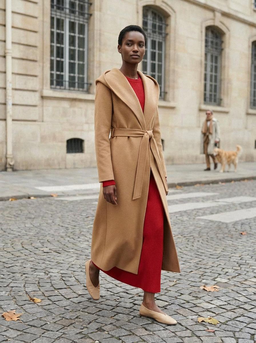 Wool hooded coat – Sumarokova Atelier