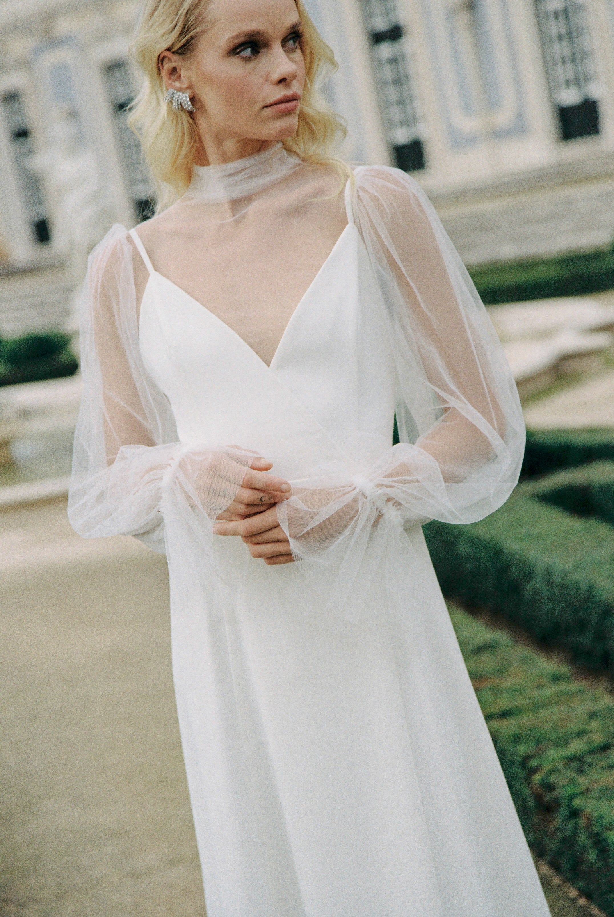 Bridal top mesh BREE - Main Image