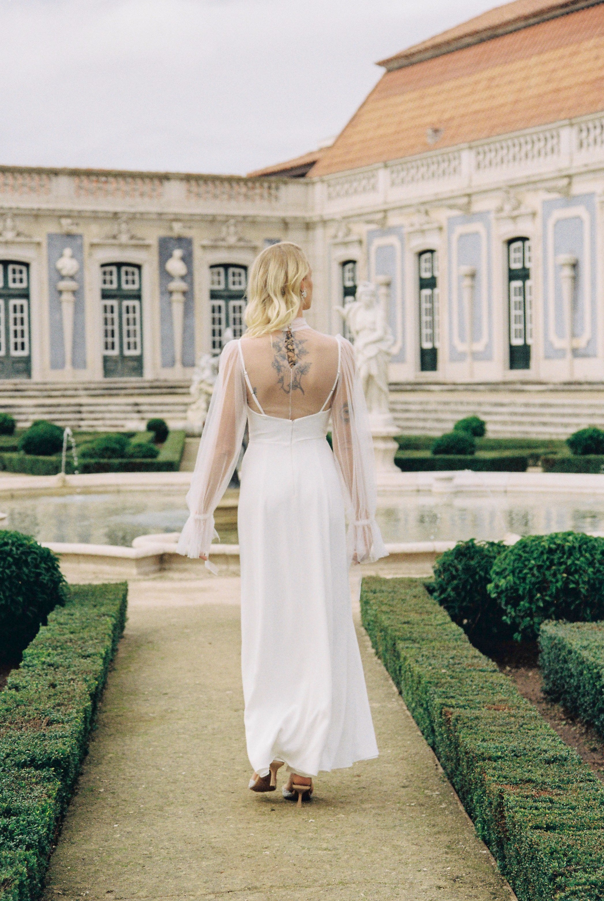 Bridal top mesh – Sumarokova Atelier