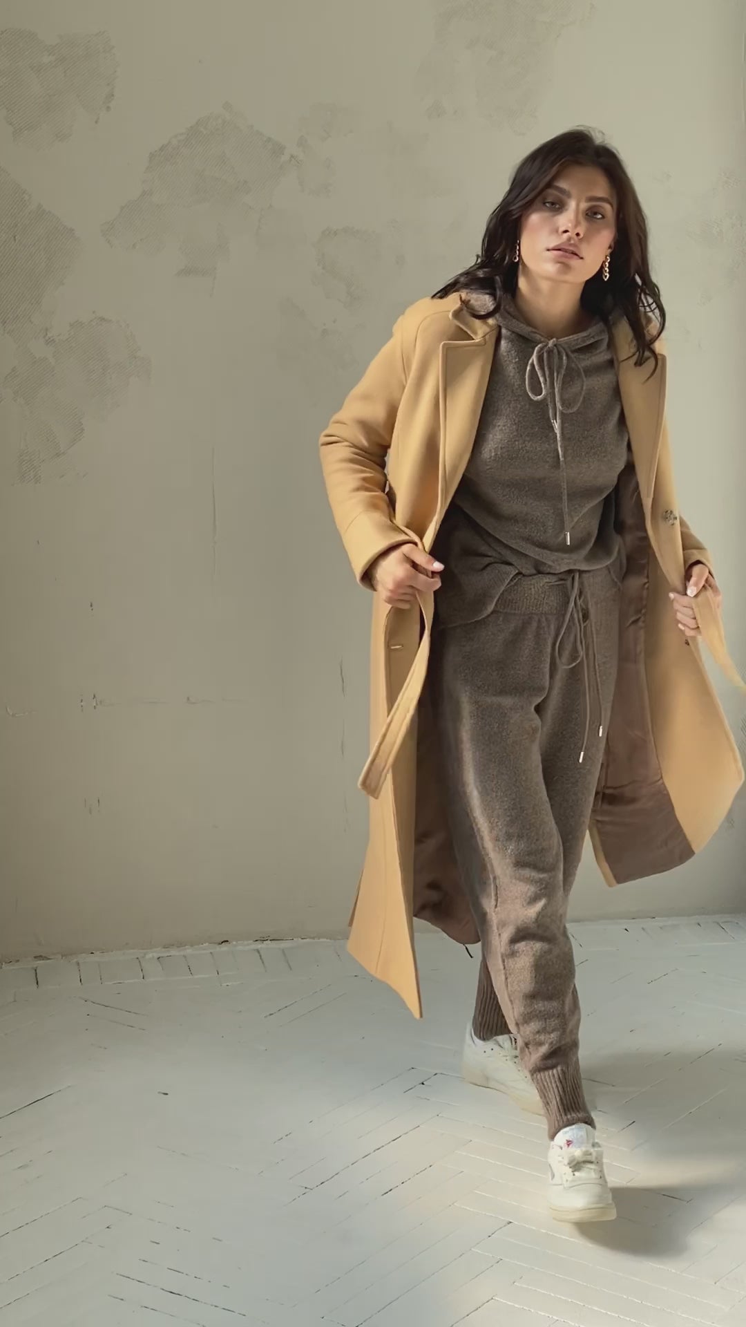 Long wool overcoat video