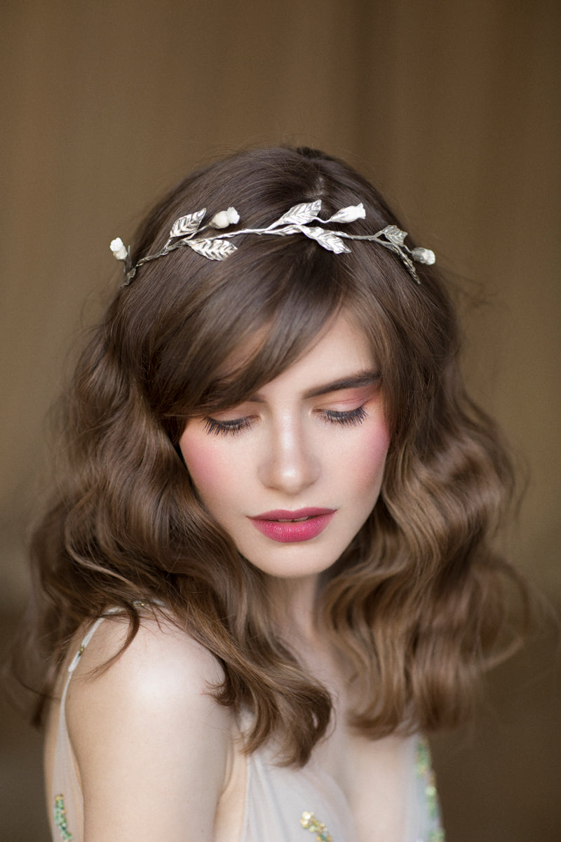 Rose bridal crown photo 2