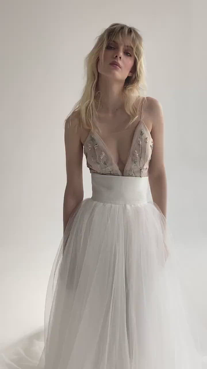 A-line full bridal dress video