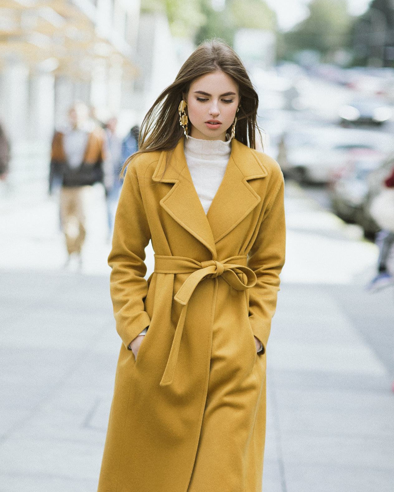 Mustard coloured winter coats clearance