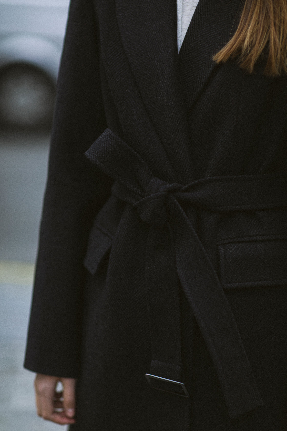 Warm black coat photo 11