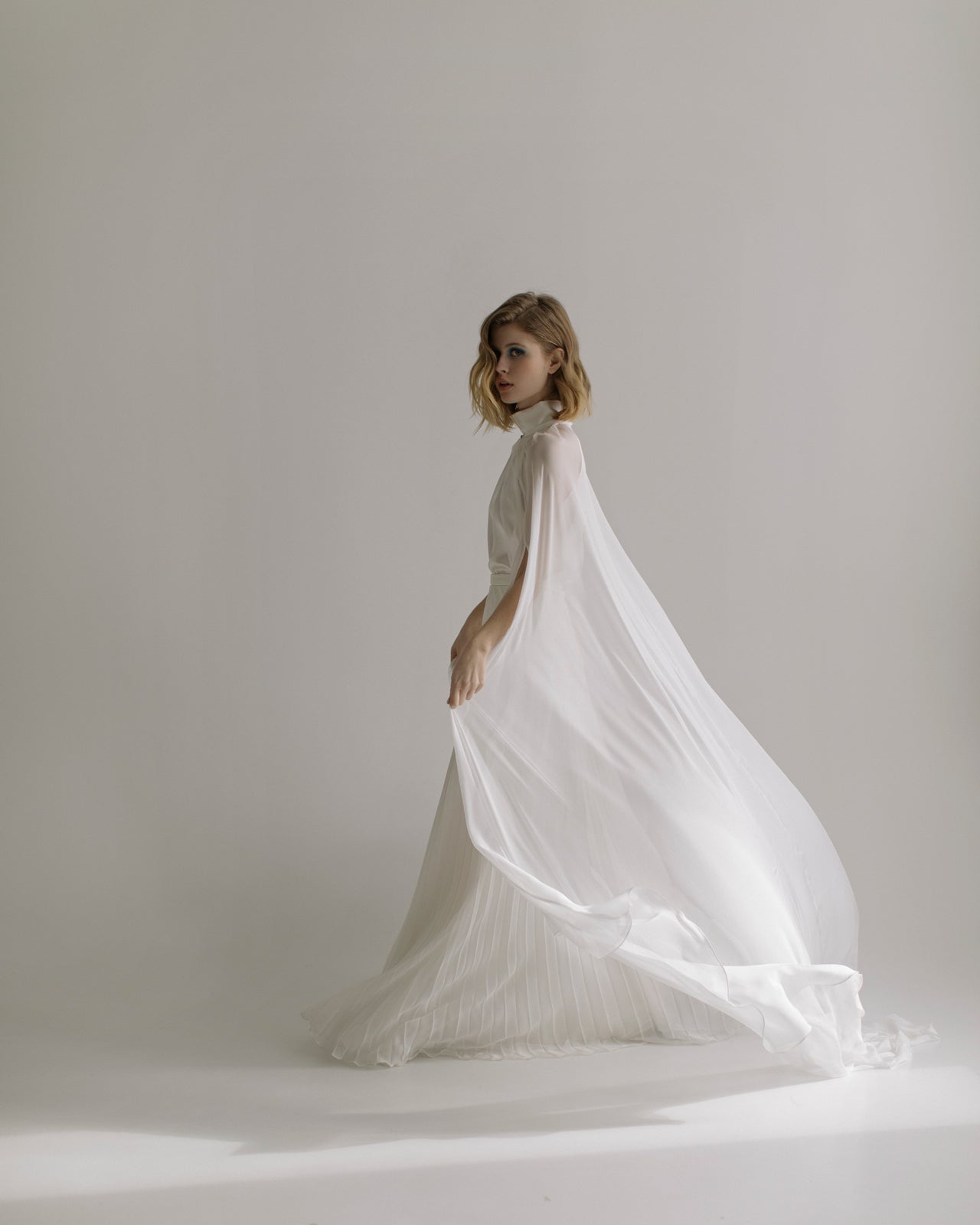 Halterneck bridal gown – Sumarokova Atelier