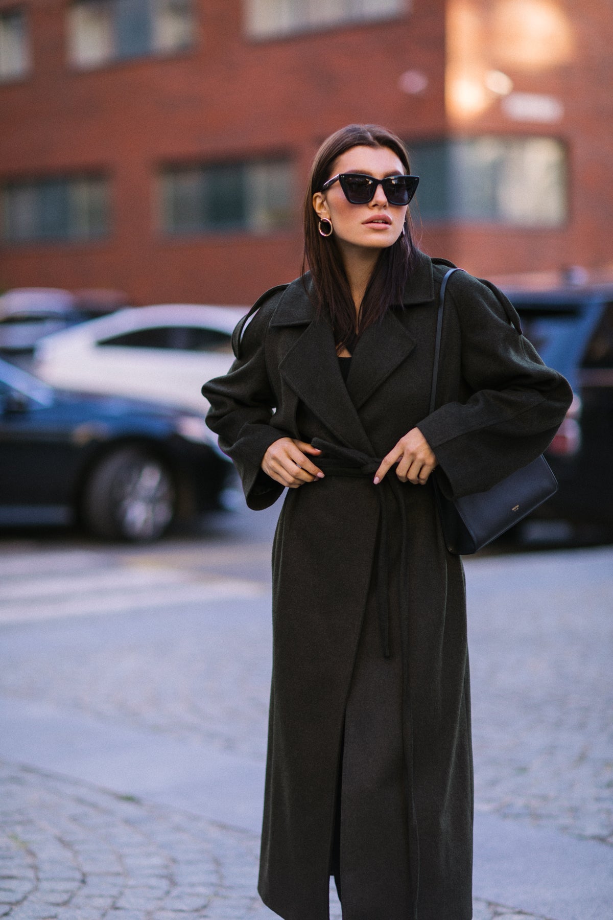 Autumn trench coat | Warm lined wool overcoat – Sumarokova