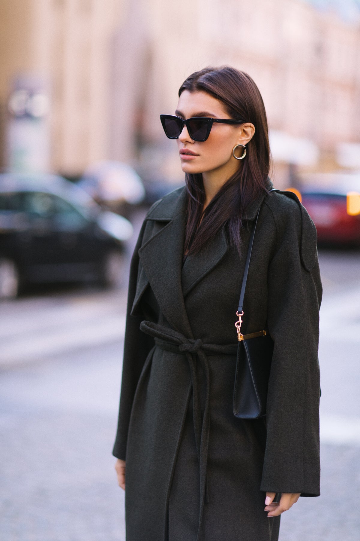 Autumn trench coat | Warm lined wool overcoat – Sumarokova Atelier