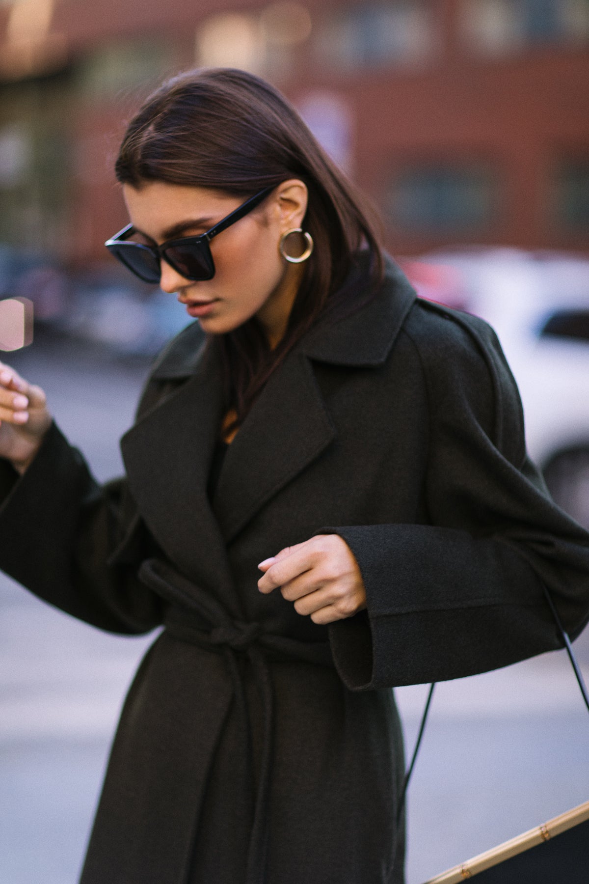 [試着のみ]ASCLO Wool Over Trench Coat 試着のみ]ASCLO Wool Over Trench Coat ASCLO Wool Over Trench