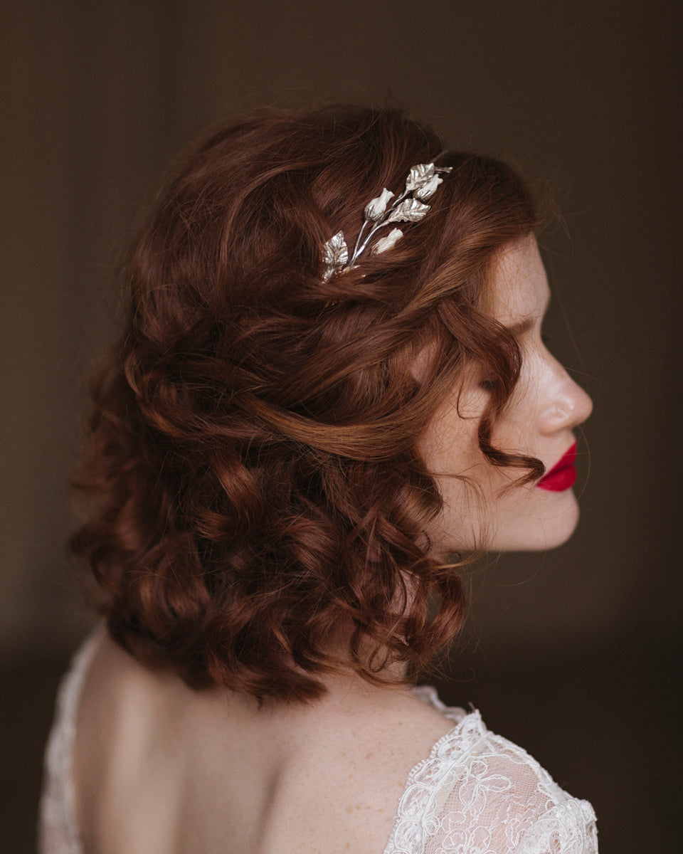 Bridal silver tiara photo 2