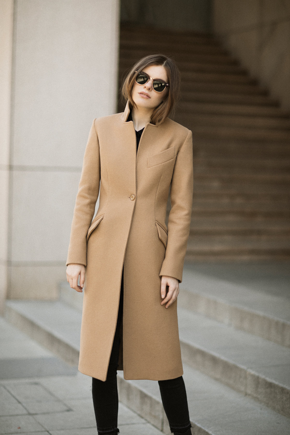 【新品、未使用】eaphi SOFT WOOL TAILOR COAT eaphi SOFT WOOL TAILOR COAT グレー SOFT WOOL TAILOR COAT