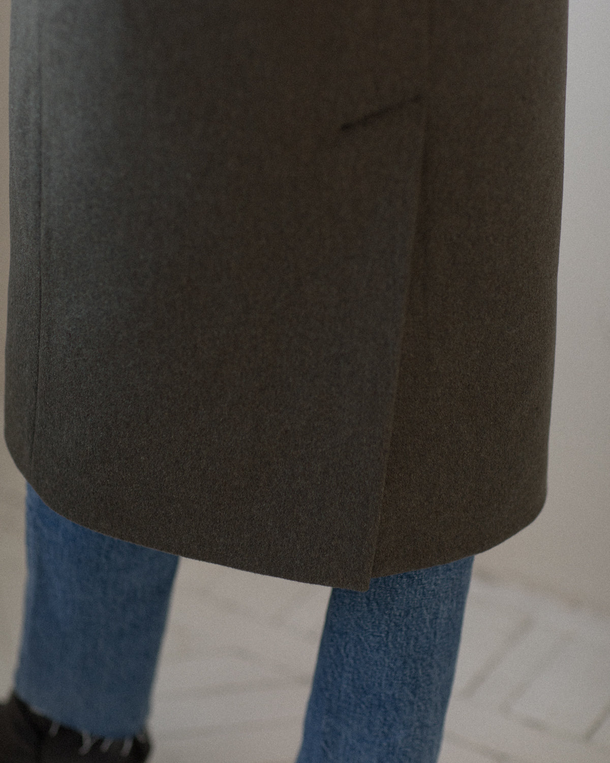 Green wool coat photo 11