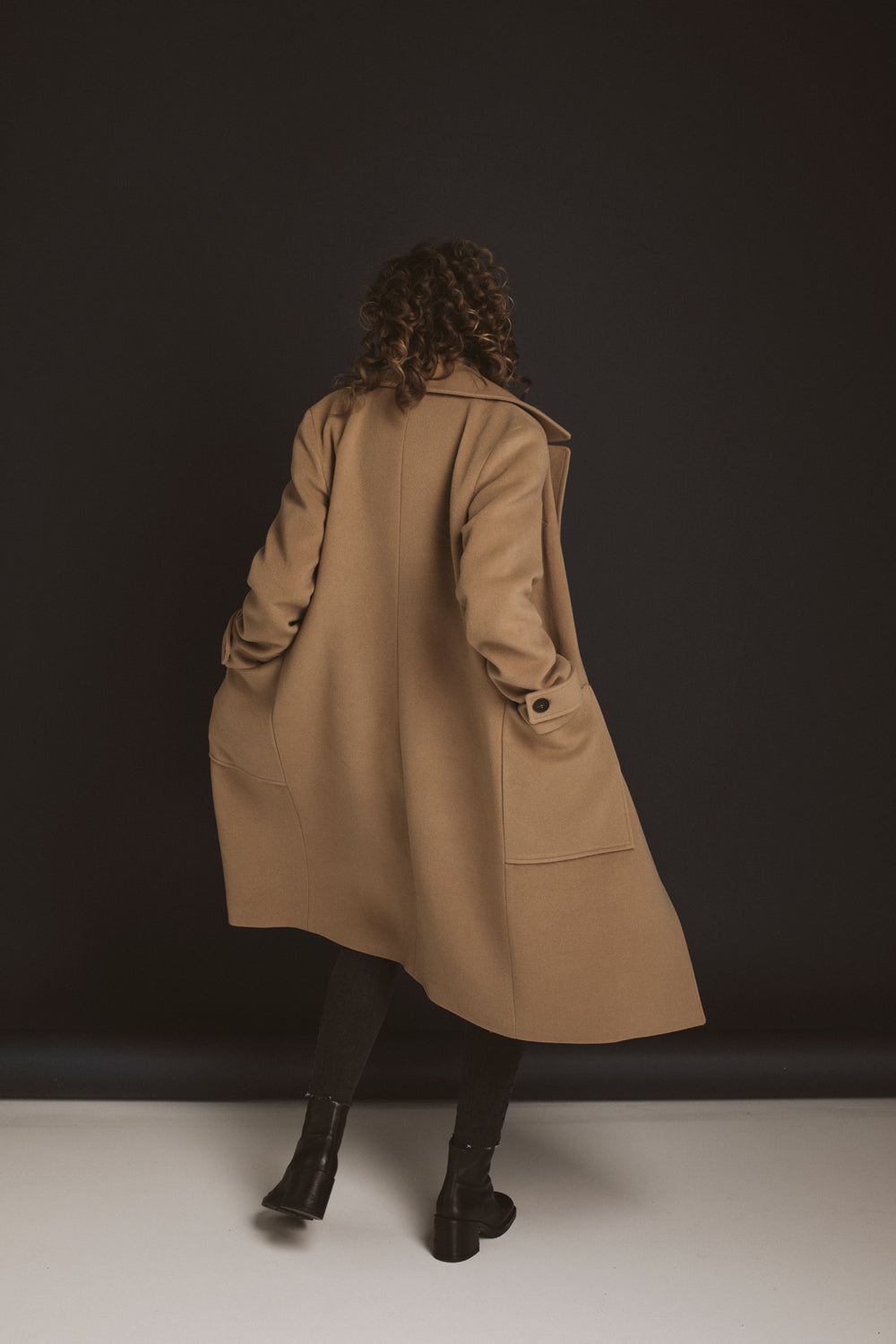 Lined cashmere coat photo 8