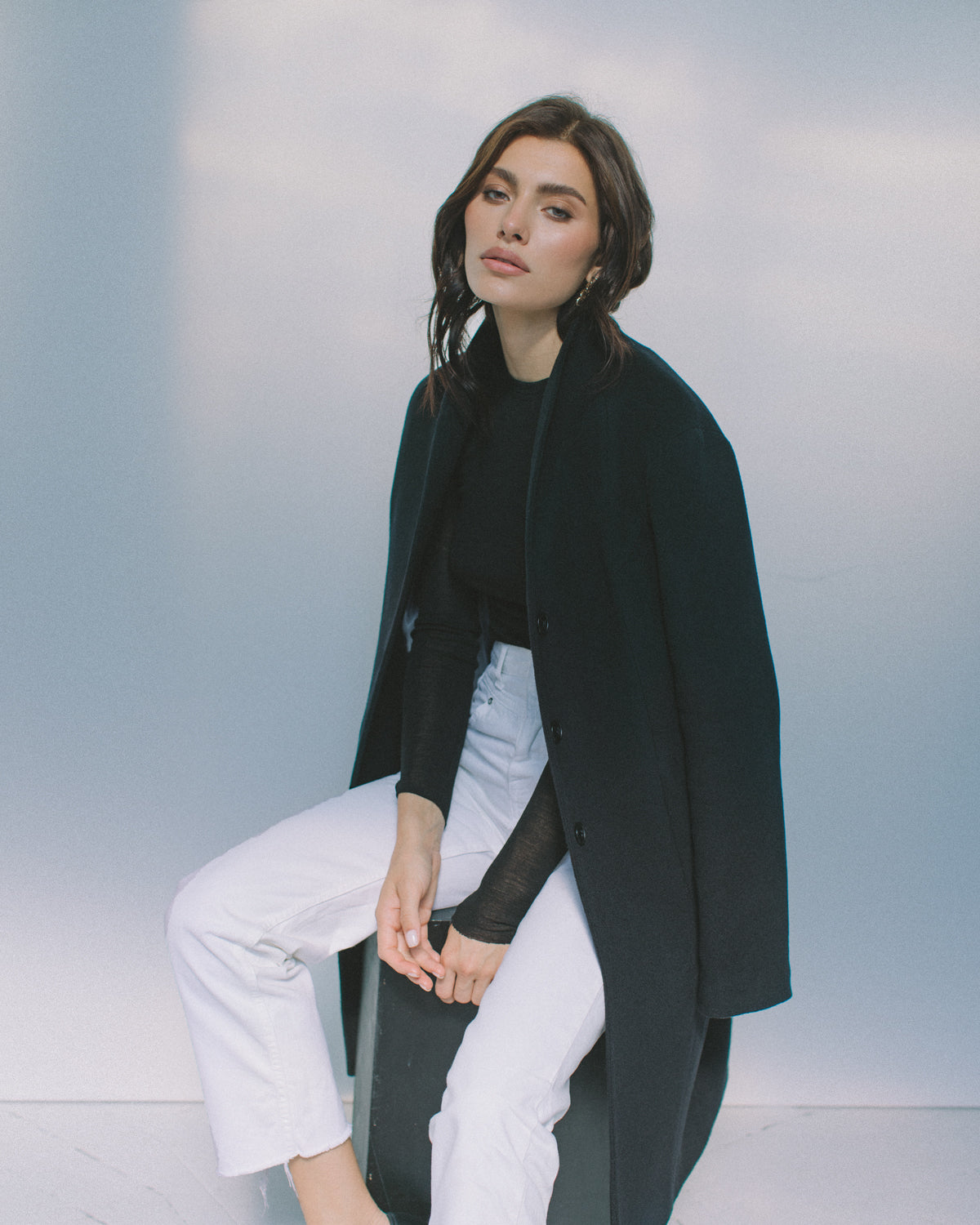 Stand collar coat – Sumarokova Atelier