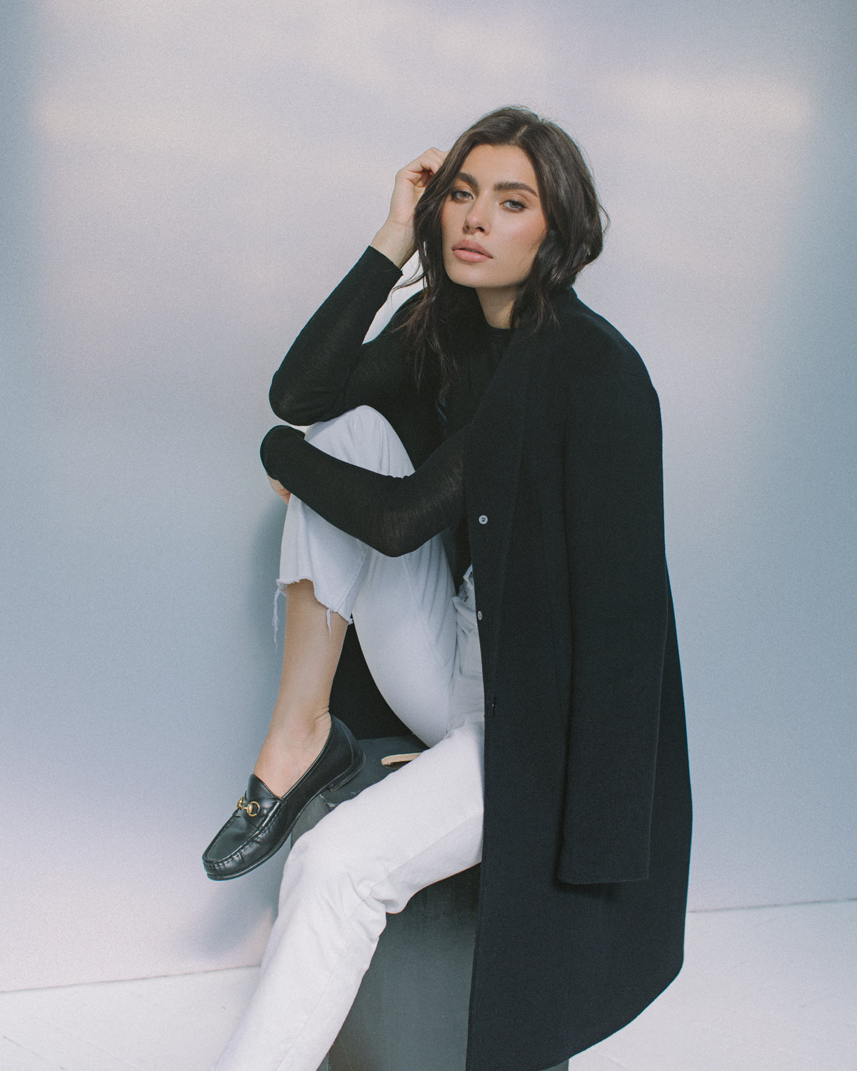 Stand collar coat – Sumarokova Atelier