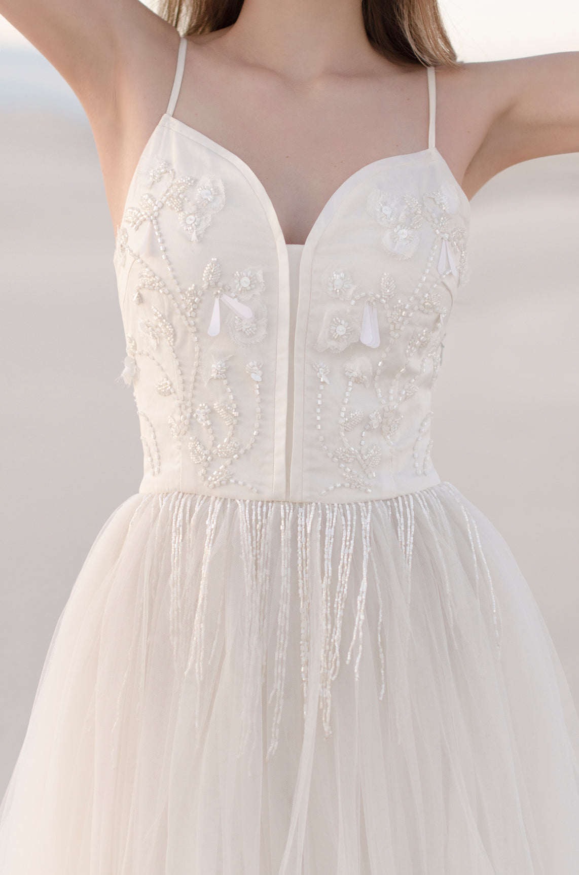 Tulle wedding dress photo 2