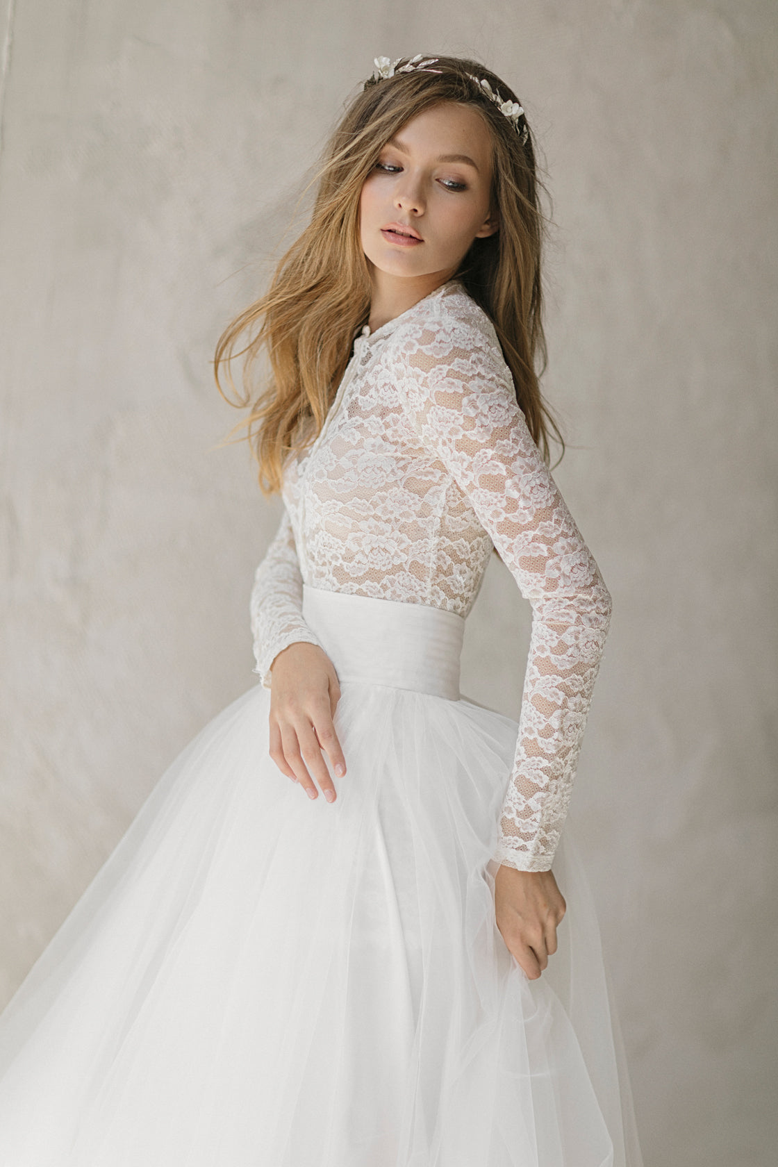 Lace wedding top photo 7