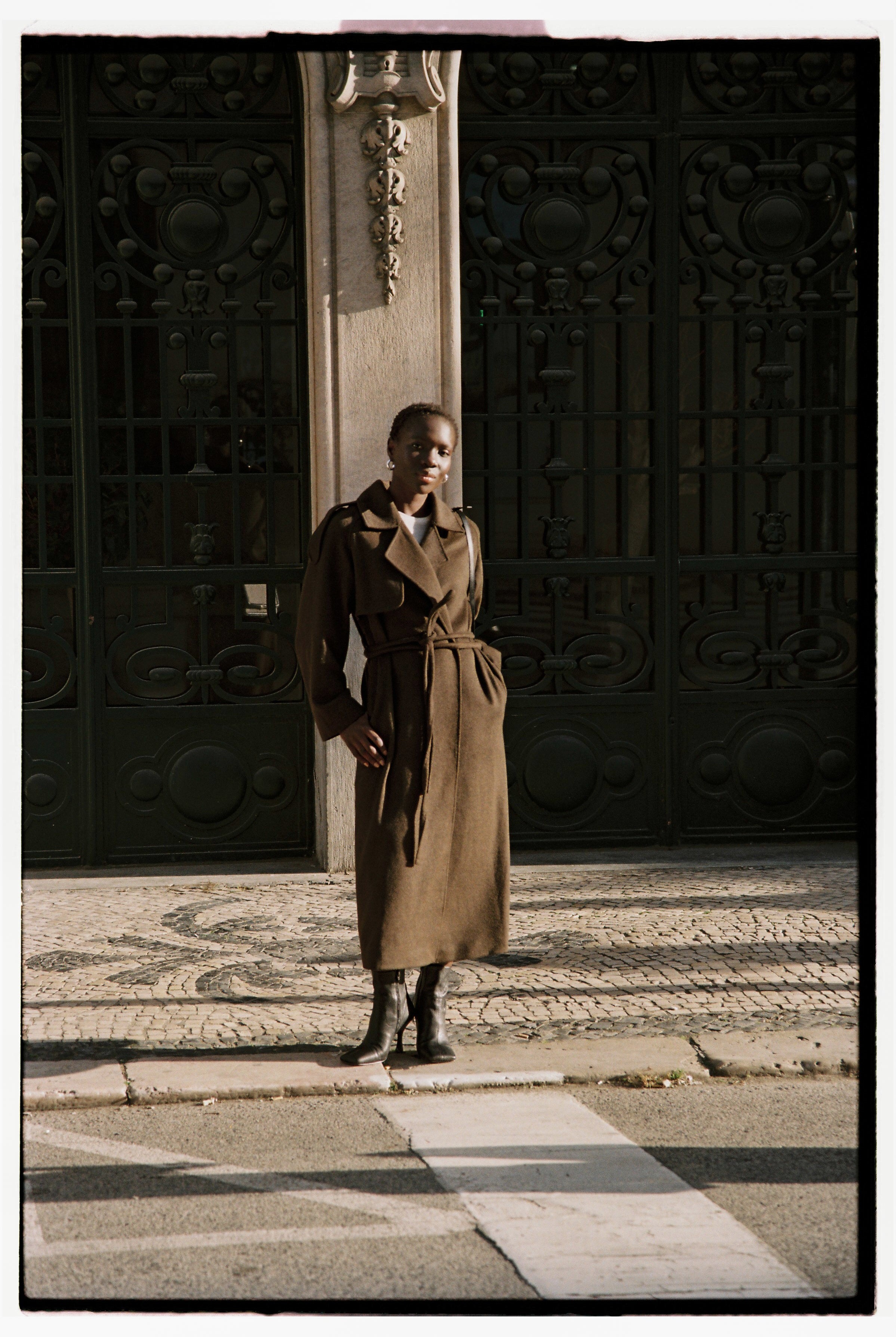 Khaki trench coat | Tailored trench coat – Sumarokova Atelier