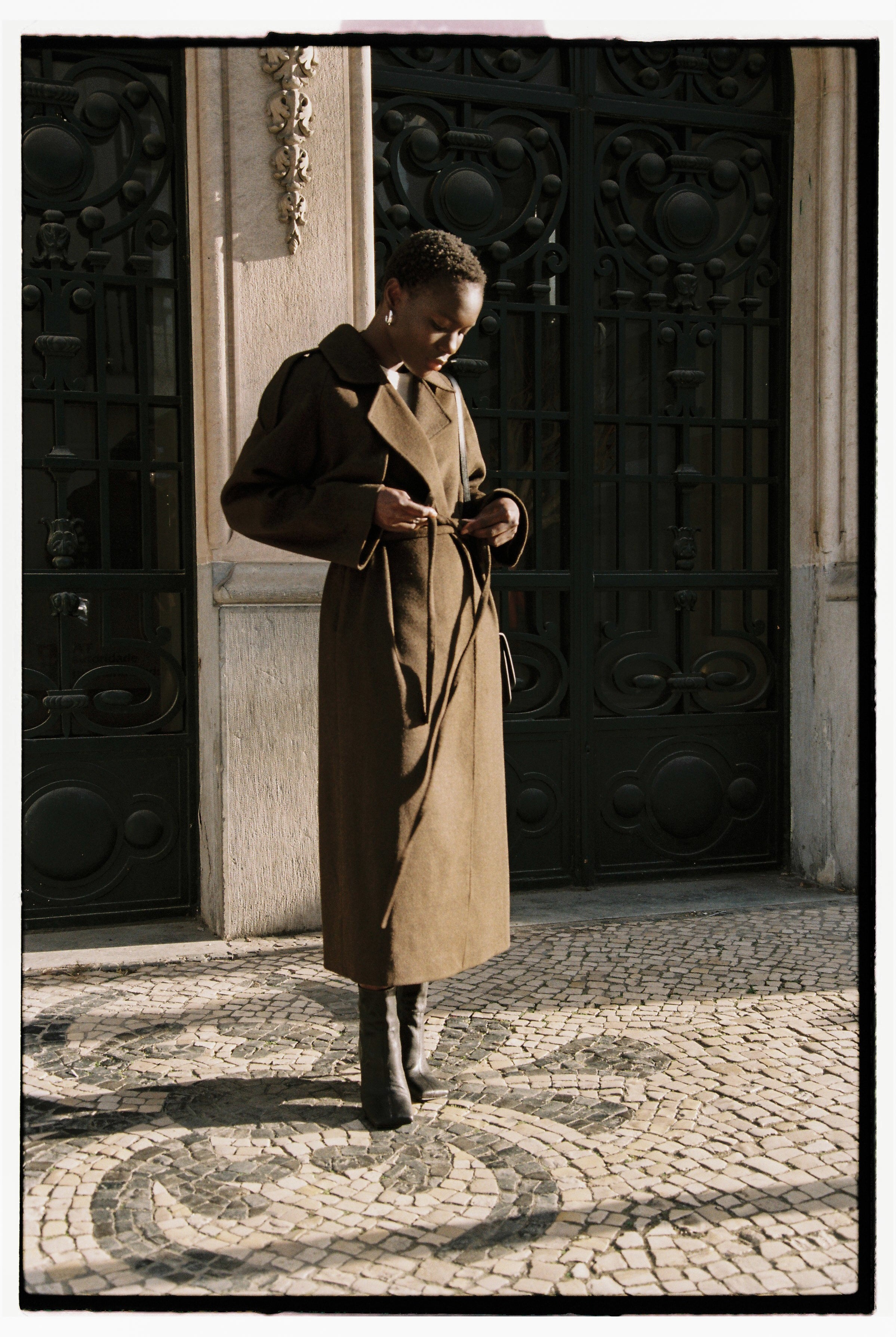 Khaki trench coat | Tailored trench coat – Sumarokova Atelier